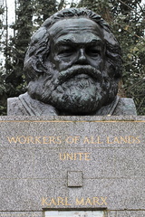 Grab von Karl Marx auf dem Highgate Cementary