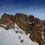 Der Gipfel der Zugspitze