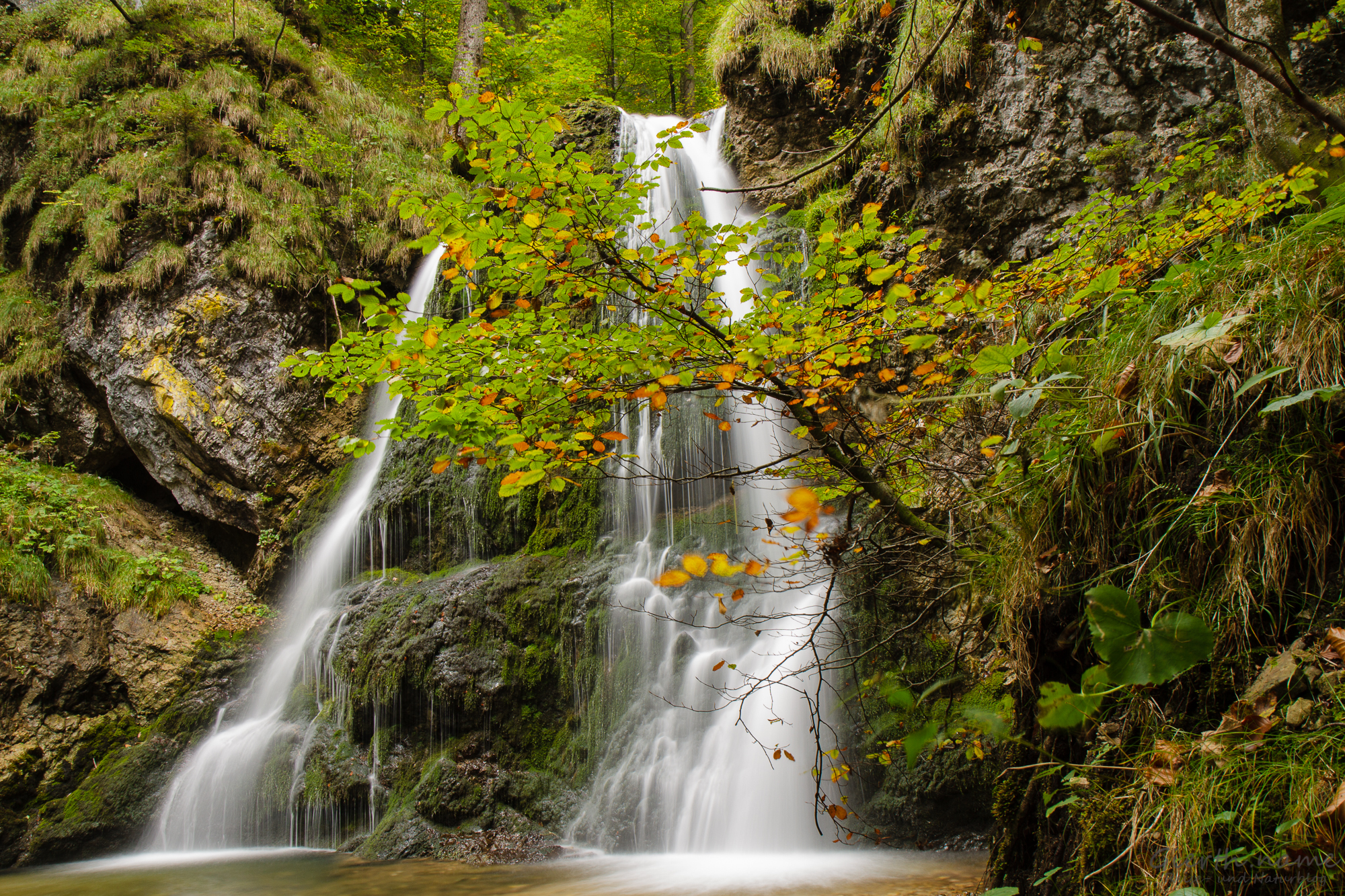 Josefsthaler Wasserfälle, untere Stufe